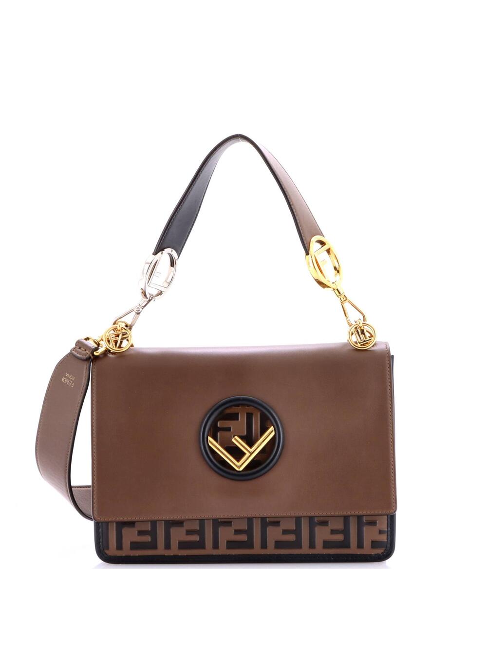 Fendi Kan I F Shoulder Bag Leather With #377752F19B